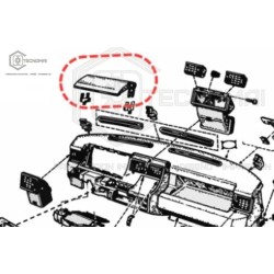 Visera Renault Super 5 negro mate | Repuestos Tecnomai