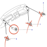 Rejilla ventilación salpicadero Nissan Terrano II 687410F000