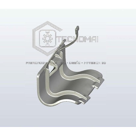 Tapa Gancho Paragolpes AX en ABS | Impresion 3D