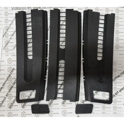 Rejilla Parabrisas Nissan Terrano II en ABS | Recambio Salpicadero 3D